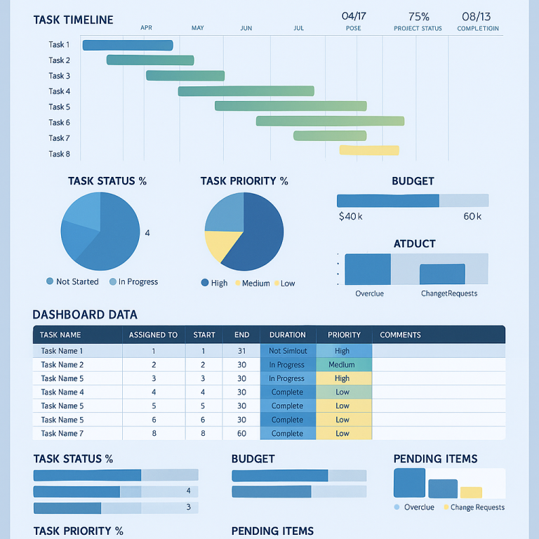 Beautiful dashboards and reports
