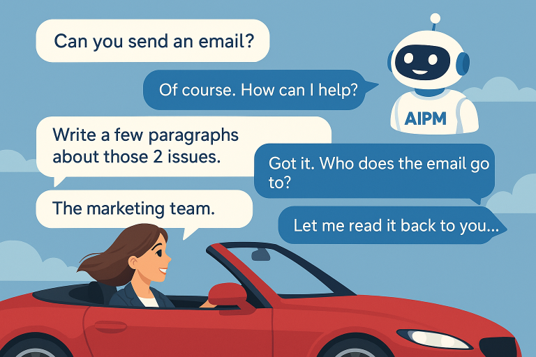AIPM can even act as a personal assistant, to step in when you're extra busy!